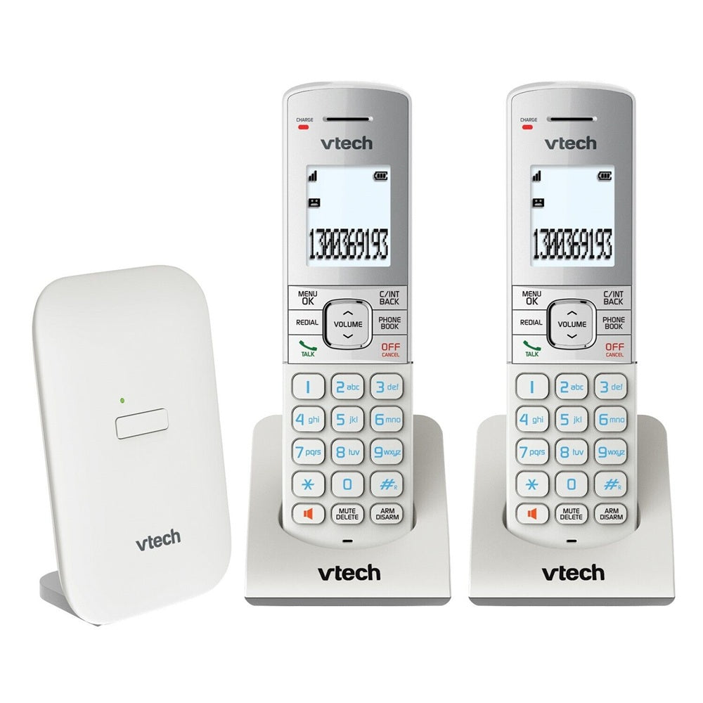 Vtech Cordless 2 Handset Phone | Home Office Telephone WIFI Friendly | Answering Machine