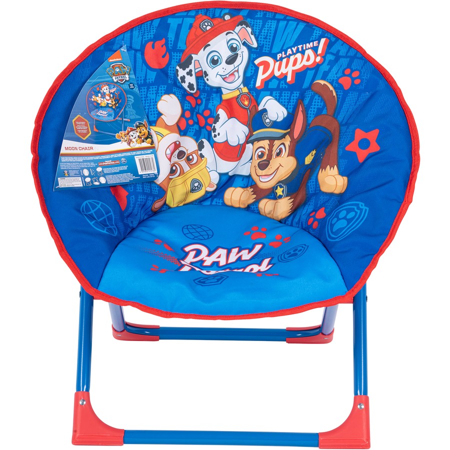 Paw Patrol Kids Camping Moon Chair | Folding Camp Picnic TV Preschool Chair