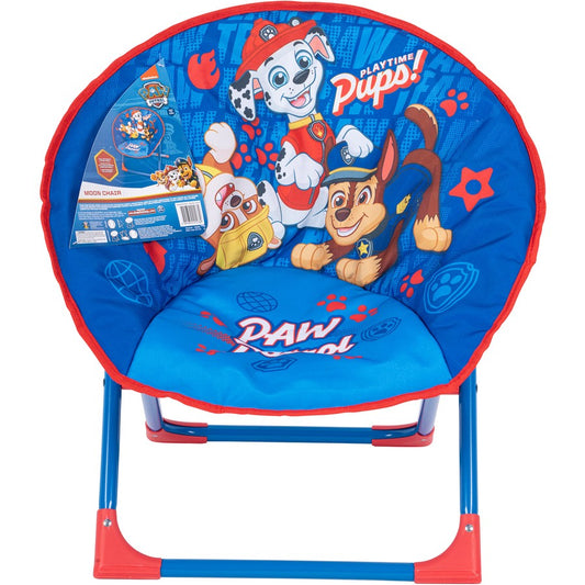 Paw Patrol Kids Camping Moon Chair | Folding Camp Picnic TV Preschool Chair