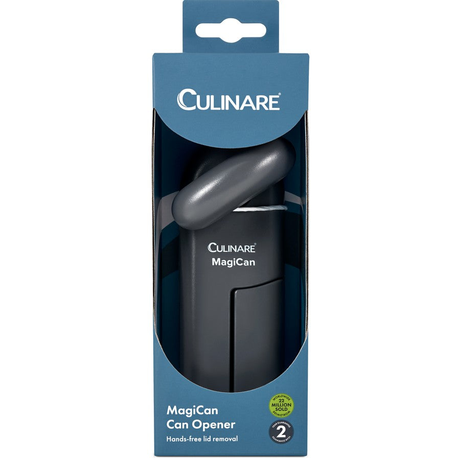 Culinare MaciCan Can Opener - Handheld DIY Can Opening Tool - White Kitchen Appliance