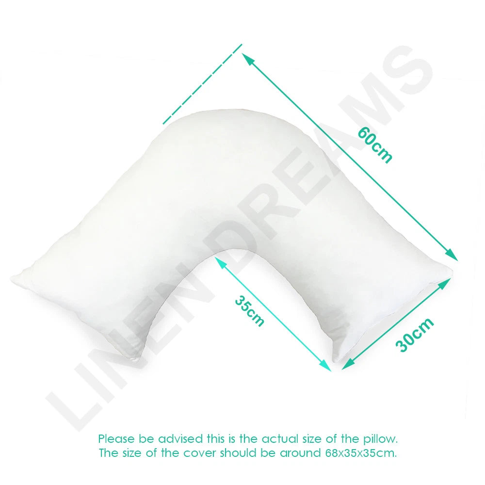 V-Shaped Bedroom Decorative Pillow Neck Back Bed Sitting Support nursing Baby