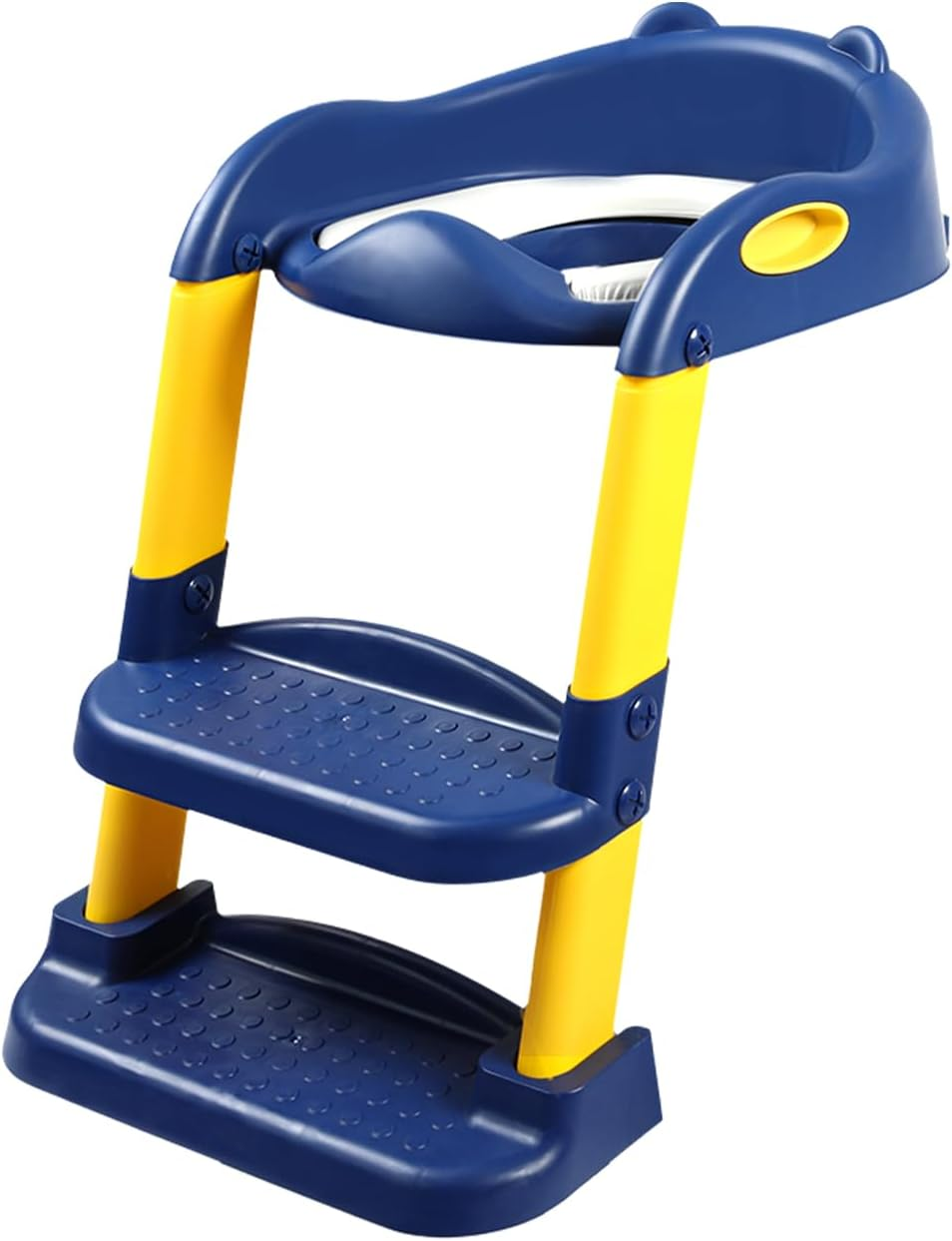 Toddler Toilet Training Step Ladder Potty Training with Seat Kids Baby Step-Up - Cushioned Girl Boy Seat