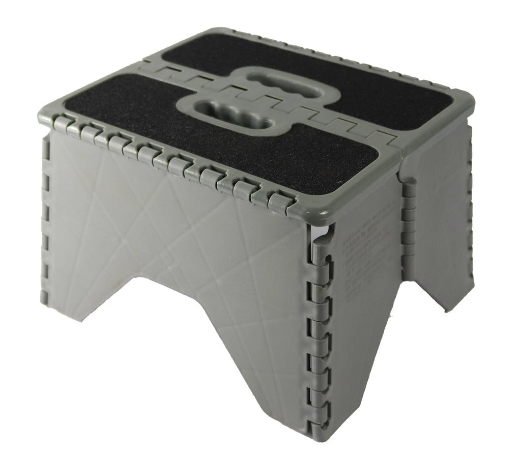 Folding Stool Heavy Duty 135kg Collapsible Portable Step Caravan RV Camping Parts, Indoor Outdoor