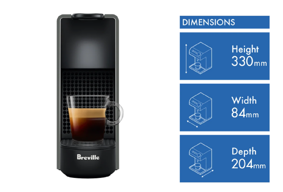 Nespresso Capsule Coffee Machine Compact Home Office Pod Espresso Maker - Nespresso Pod Compatible
