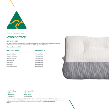 Premium  Orthopedic  Ergonomic Memory Resistant Pillow | 1100g Microfibre Filling  Antibacterial