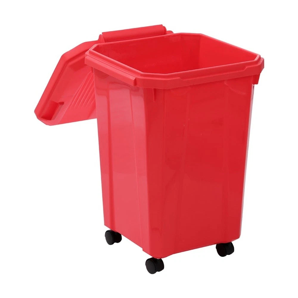 60L Rubbish Bin Garbage Garden Waste Paper Recycling Indoor Wheelie Bin Basket