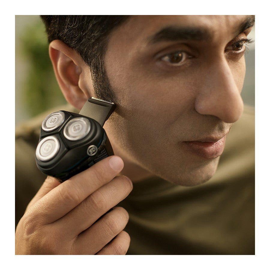 Philips Cordless Electric Shaver Men's Sensitive Wet Dry Razor Beard Shaver Clipper, Pop-Up Trimmer, Head Shaver
