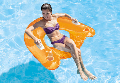 Intex Floating Pool Lounger | Inflatable Swimming Pool Beach Seat Float Raft Lounge Chair