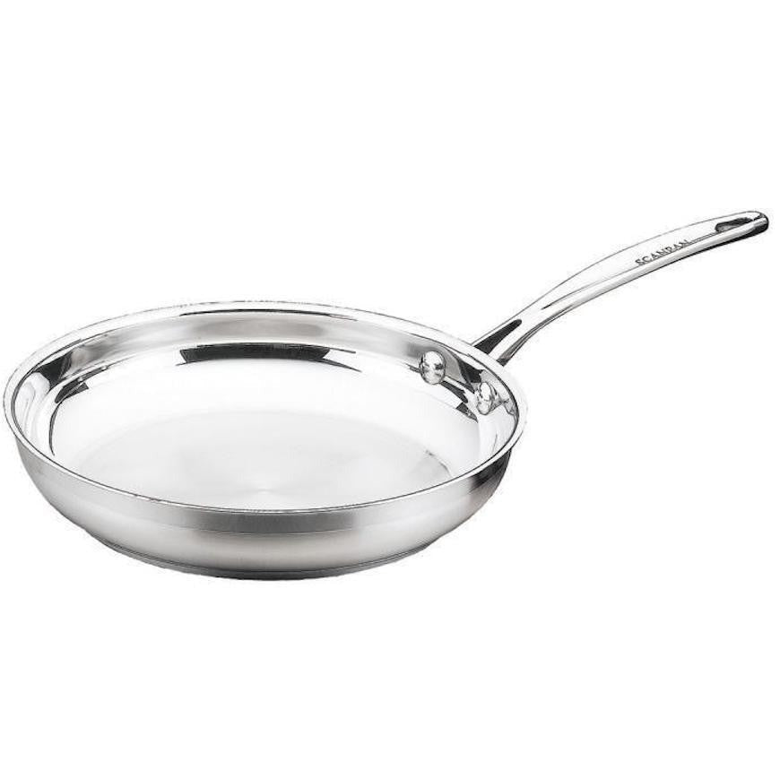 Scanpan 20cm Frypan Stainless Steel Frying Pan Stew Cooking Curry Induction Gas Safe - Impact Frying Pan