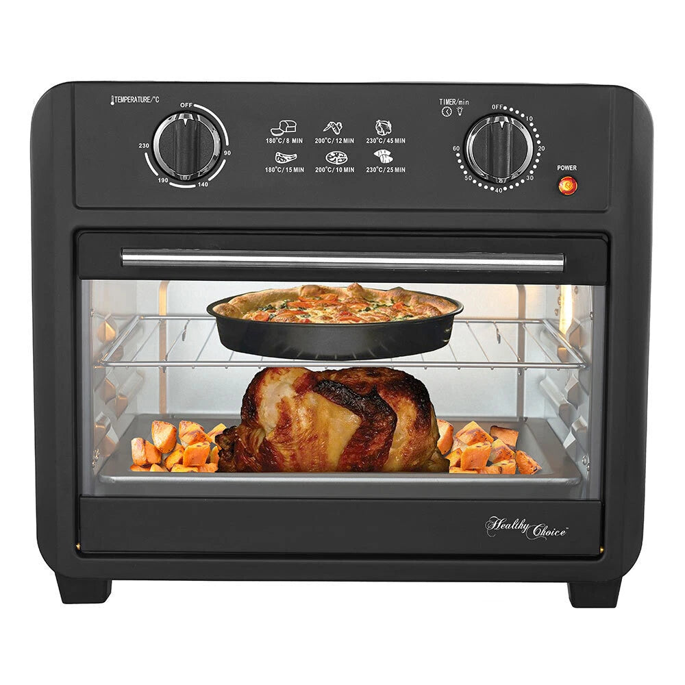 Convection Airfryer Oven 23L Air Fryer Baking Tray Roast Defrost Cookware Benchtop Cooking