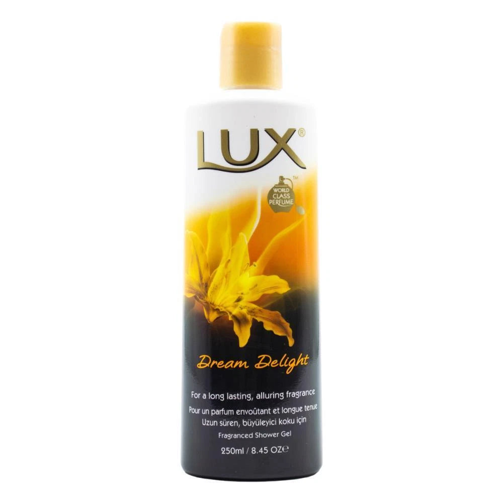 6x Lux Body Wash Shower Gel Fresh Clean Fragrance, Gentle Formula, Foaming Wash