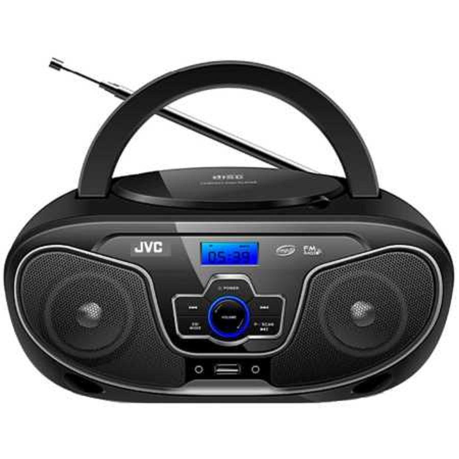 JVC Bluetooth Boombox | Portable Wireless Music CD Player USB/MP3/FM Radio