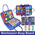 Magic Sensory Busy Board Kids/Toddler |  Montessori Interactive Play Activity Toy | Blue 18m+