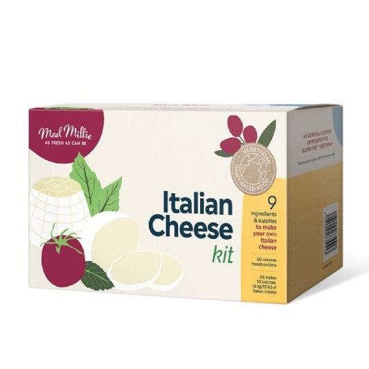 Italian Cheese Making Kit | Mozzarella Bocconcini Ricotta Burrata