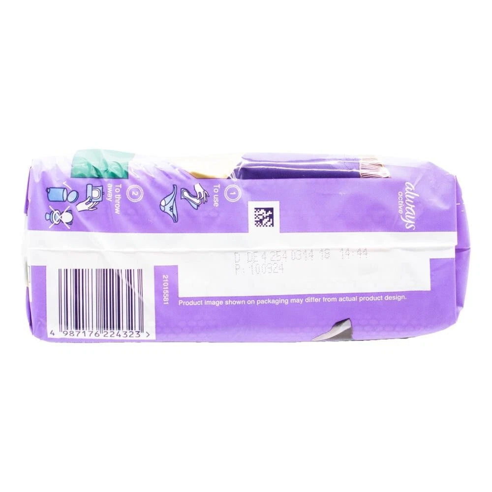 120 Pack Women's Active Menstrual Period Pads | Dry Odour Lock Flexi Fit Discrete Ladies Pads Hygiene Sanitary Napkins
