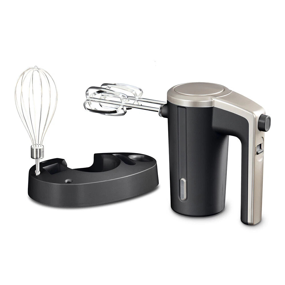 Cordless Electric Hand Mixer Rechargeable USB Whisk Beater 50W, 3 Speed, Beat and Whisk in One