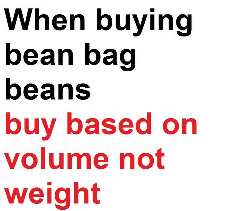 100L Bean Bag Refill Beans Polystyrene Beads Poly Filler Filling Fill