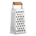 Ecology Grater Utensil Cheese/Vegetables Stainless Steel Upright Grating Shredder, Box Grater