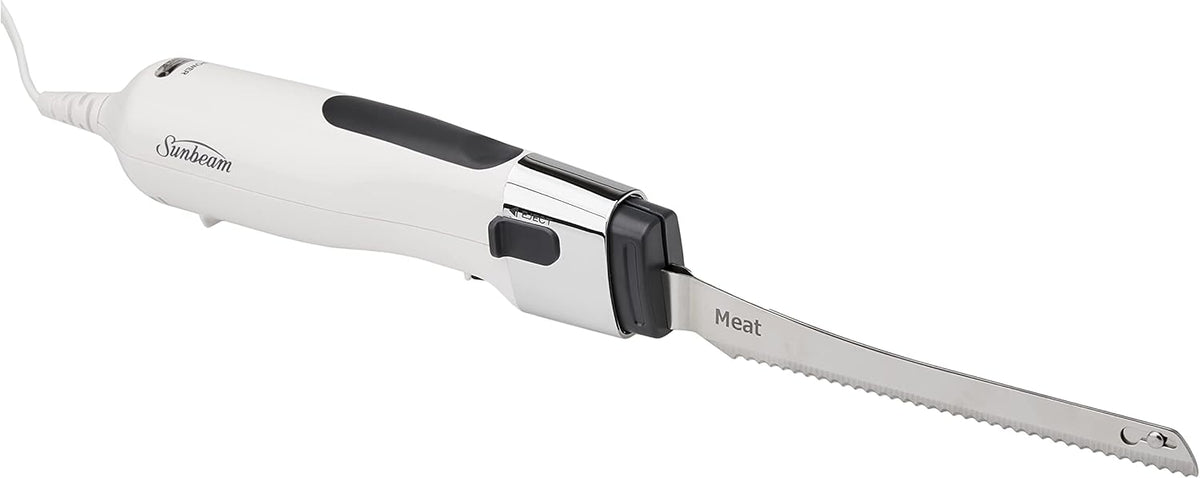 Sunbeam Electric Knife Meat Carving Cutting Knives Bread Ham Roast Cheese Home