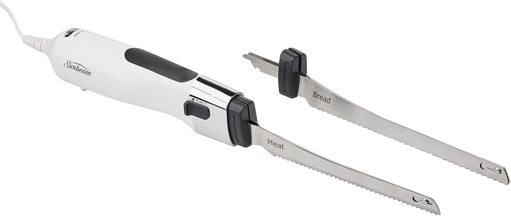 Sunbeam Electric Knife Meat Carving Cutting Knives Bread Ham Roast Cheese Home