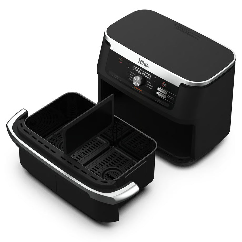 Ninja Air Fryer Dual Basket | 2x 5.2L Double Tray Airfrying Healthier Cooking | Air Roast Dehydrate