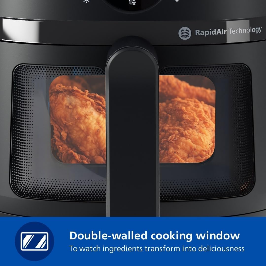 Philips Digital Air Fryer 13-in-1 Touchscreen Airfryer 4.2L Healthy Cooker, Oil-Free Cooking, Small Kitchen Appliances