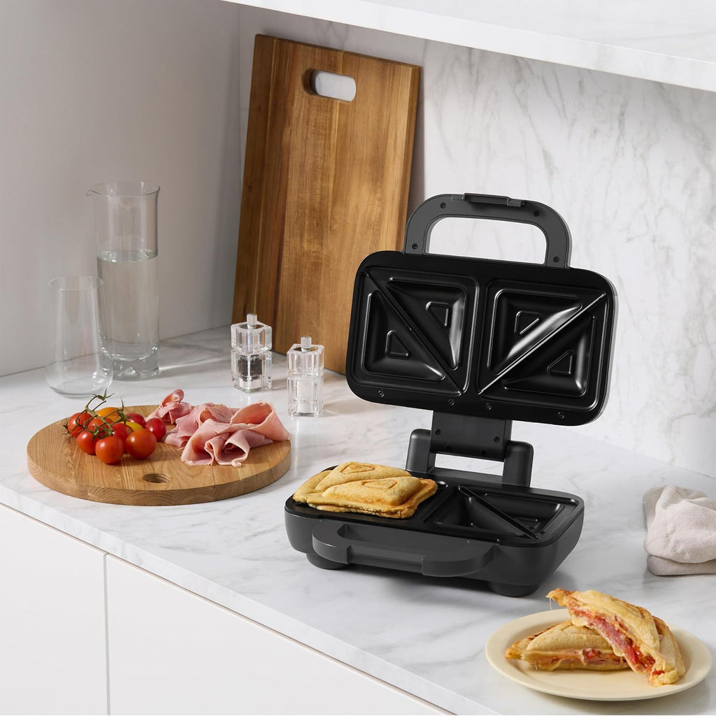 Sunbeam 2-Slice Toastie Maker Fast Heat Up Deep Dish Jaffle Toast Sandwich Press - Home Kitchen Appliance Grill
