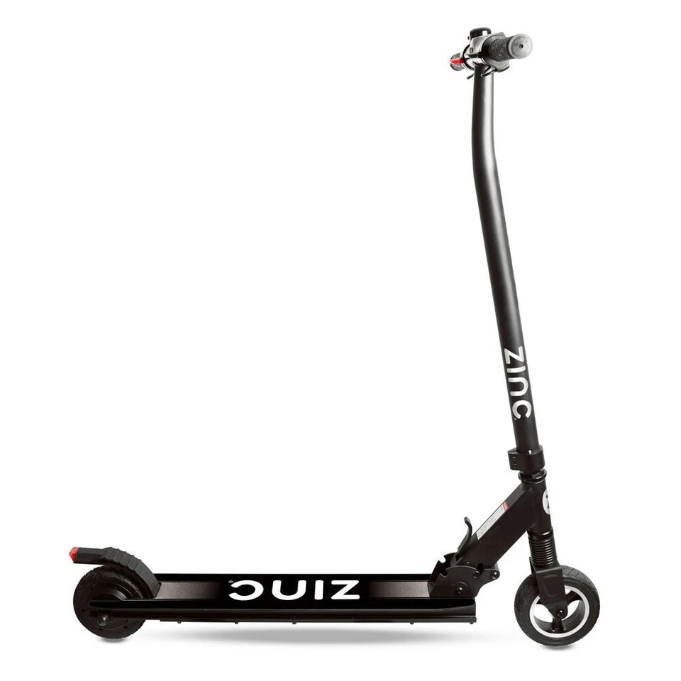 Zinc Eco Electric Scooter | Kids Ride On Toy 14y+ | 105x21x40cm Black | Convenient Transportation | Transport Solution