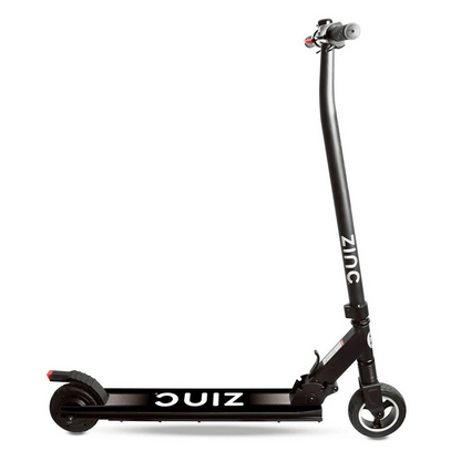 Zinc Eco Electric Scooter | Kids Ride On Toy 14y+ | 105x21x40cm Black | convenient transportation