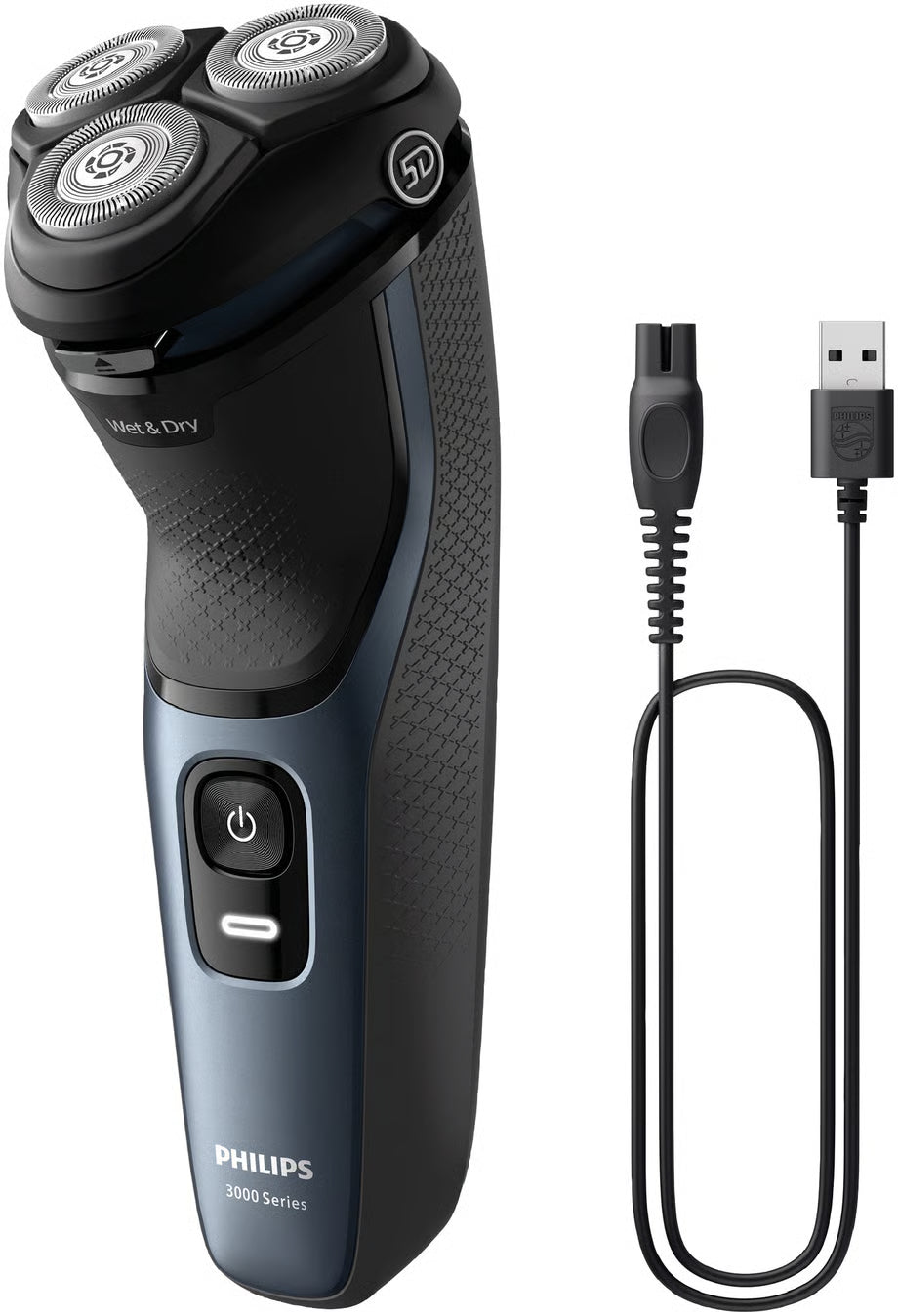 Philips Wet & Dry Electric Shaver, Cordless Rechargeable Men's Daily Razor, Pop-Up Trimmer