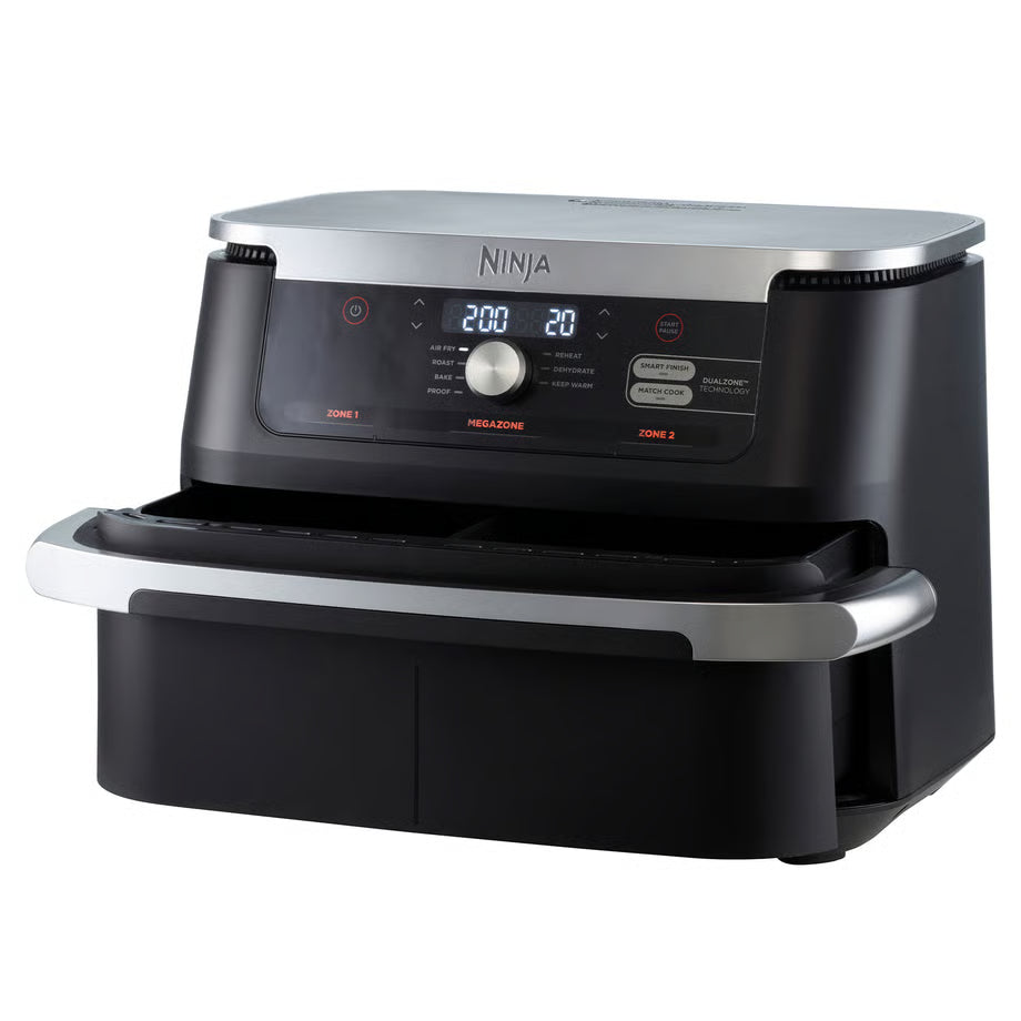 Ninja Air Fryer Dual Basket | 2x 5.2L Double Tray Airfrying Healthier Cooking | Air Roast Dehydrate