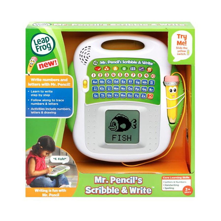 LeapFrog Mr. Pencil’s Scribble & Write | Learn Letters & Numbers | Interactive Learning Toy for Letters & Numbers