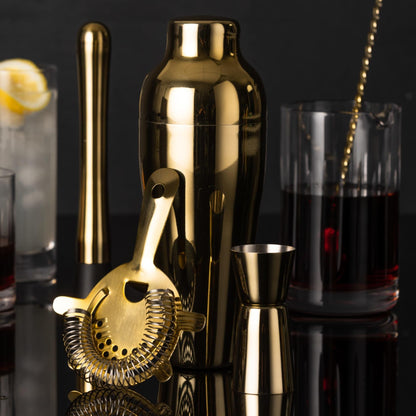 Salisbury & Co Manhattan Cocktail Set | Strainer | Jigger | Cocktail Shaker | Mobile Bar