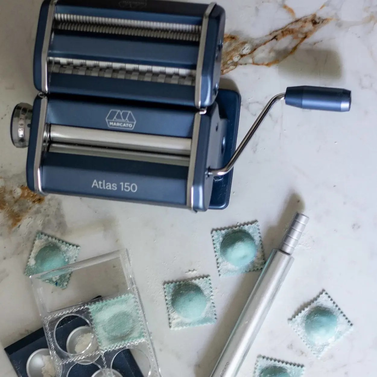 Marcato Atlas Pasta Machine | Pasta Dough Roller | Pasta Sheet Maker | Authentic Italian  Lasagne Maker