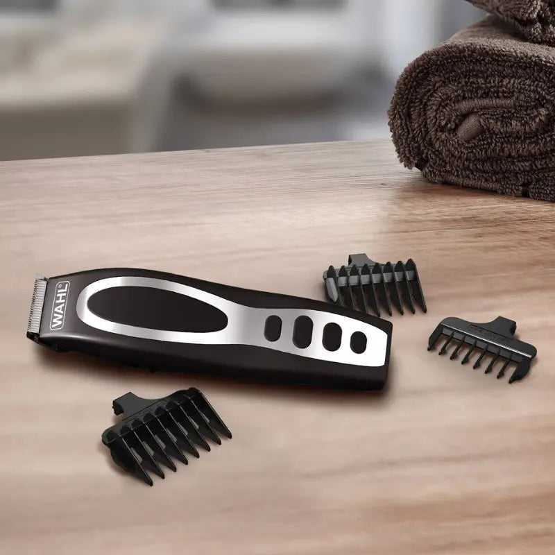 Wahl Beard Stubble Moustasche Trimmer | Portable Rechargeable Groomer | Facial Clipper Shaver