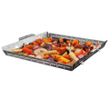 WEBER Vegetable Grilling Basket | Barbecue BBQ Outdoor Seafood Meat Grill Basket |  Stainless steel