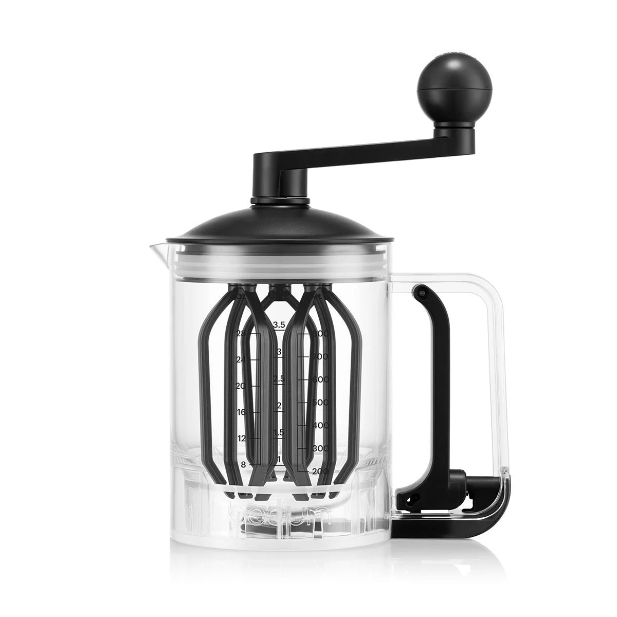 BISTRO Pancake Mixer | Manual Handheld Batter faMixer | Pancake Mixing Container Whisk
