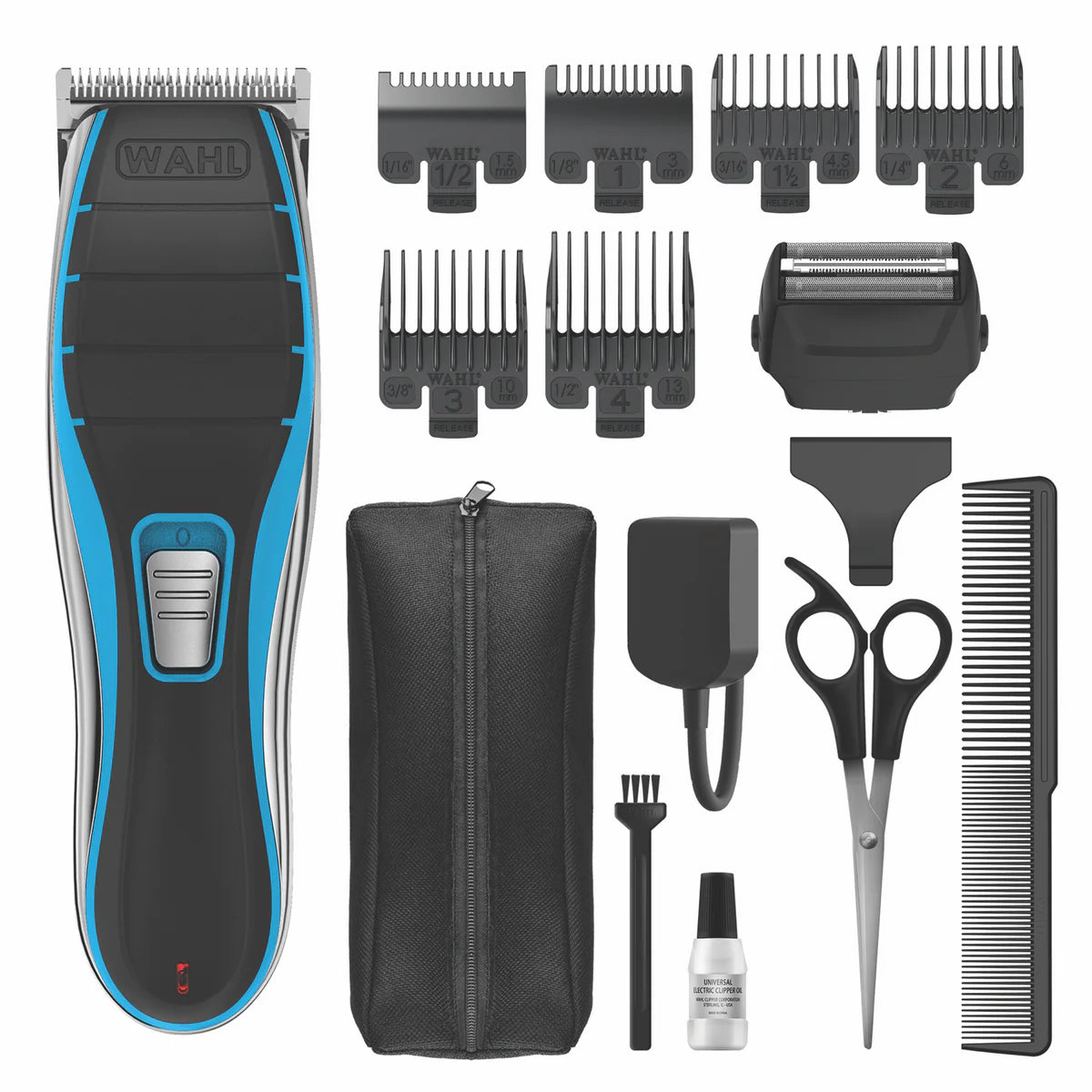 Wahl Hair Trimmer Buzz Zero Cut Shaver Clipper Rechargeable Powerful Motor Razor