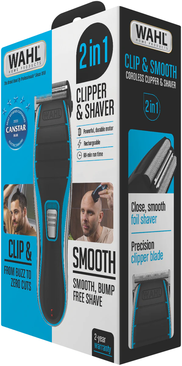 Wahl Hair Trimmer Buzz Zero Cut Shaver Clipper Rechargeable Powerful Motor Razor