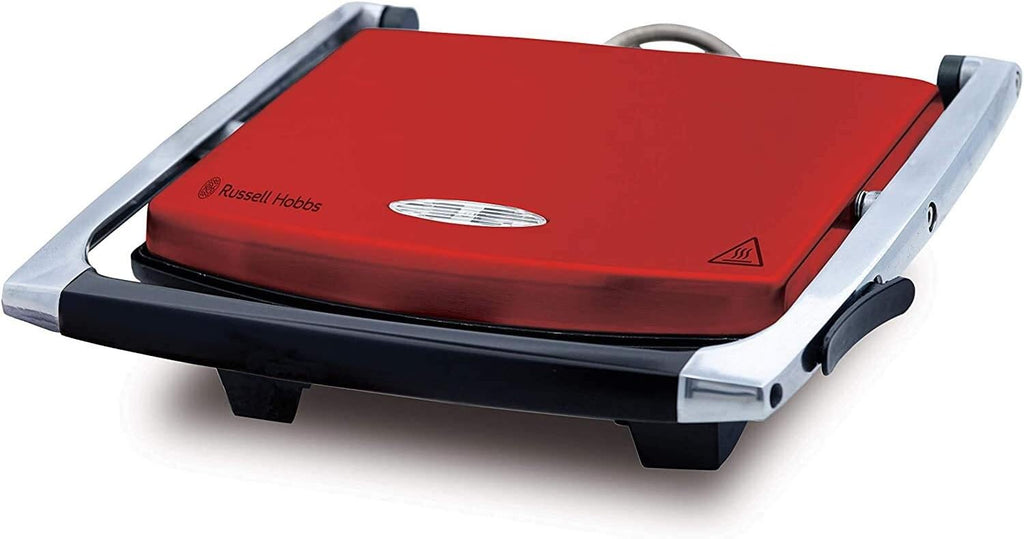 Russell Hobbs Electric Sandwich Cafe Press | 4 Slice Stainless Non-Stick Grill Maker 2100W Toast