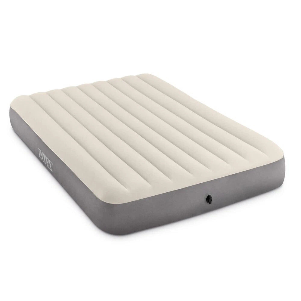 Intex Airbed Inflatable 25cm Air Bed Mattress Mat Matress Queen Guest Spare Bedding Portable