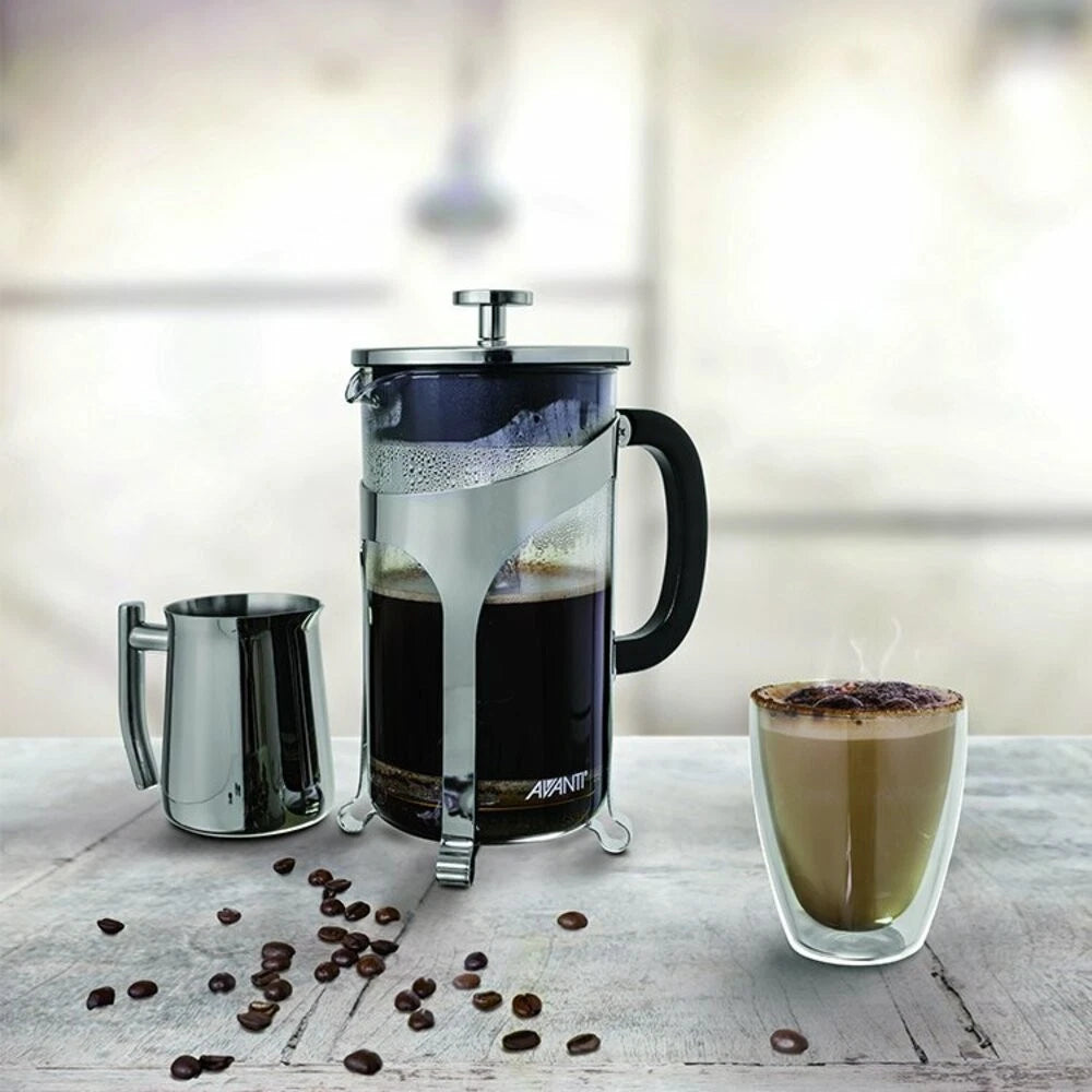 6x Cafe Style Double Wall Glassess Drinking Coffee Lattee Tea Hot Cold Beverage Cappuccino Mugs Cups