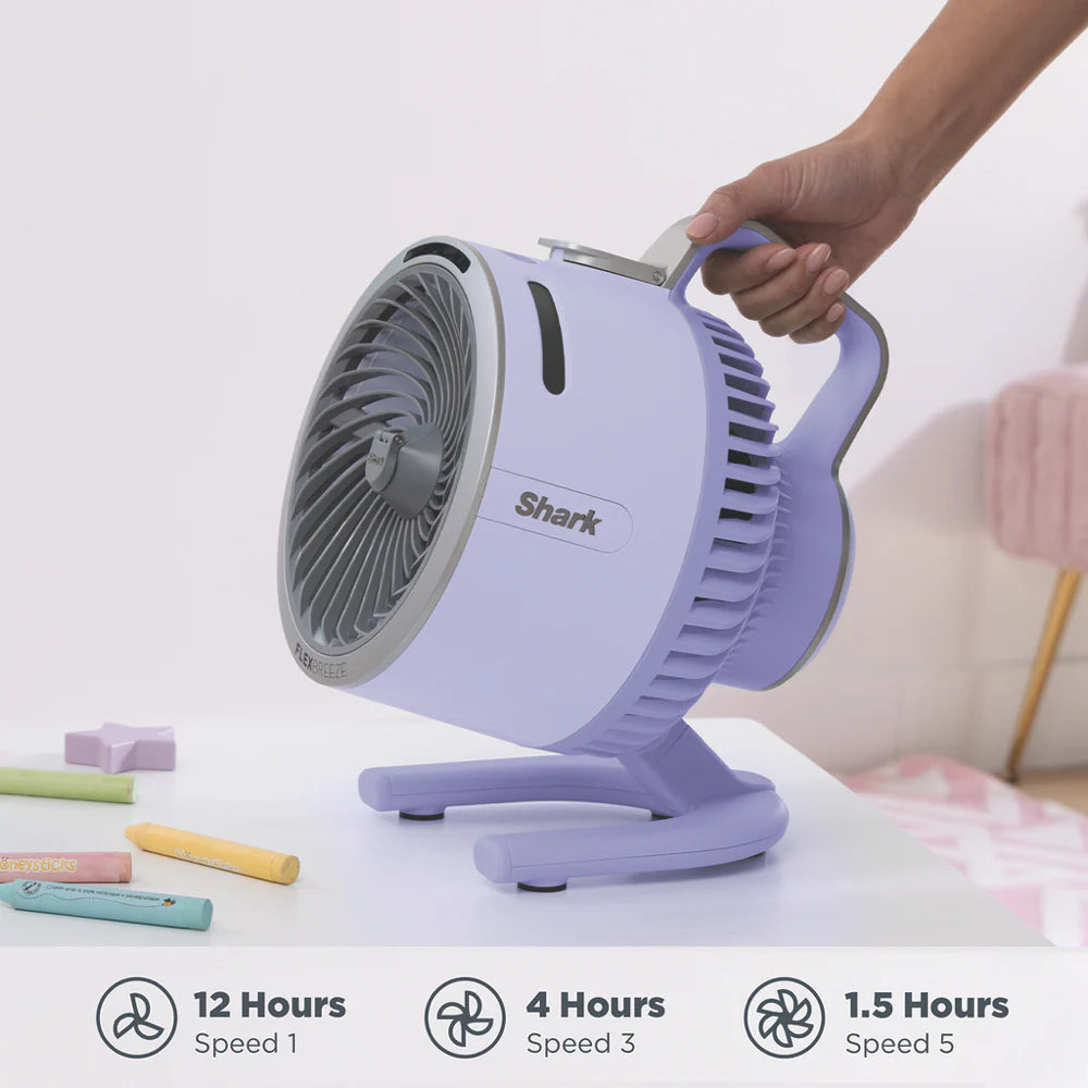 Shark Cord/Cordless Portable Misting Fan | Powerful Mist Indoor Outdoor Air Cooler