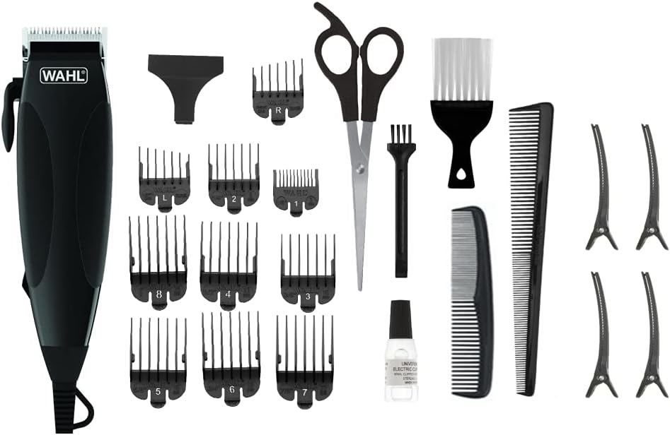 Wahl Haircutting Set Electric Hair Clipper Home Barber Men Boy Haircut Trimmer Head Shaver