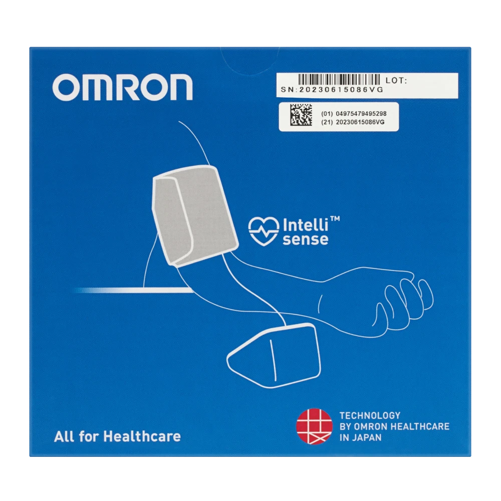Automatic Blood Pressure Monitor Basic Home Medium Cuff - Digital Display, One Touch, Last Memory Recall, Portable Battery Device