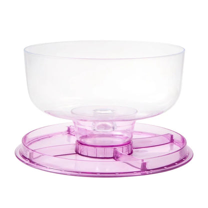 Cake Cupcake Container Holder Cake Stand with Lid | Storage Chip Dip Display Rack
