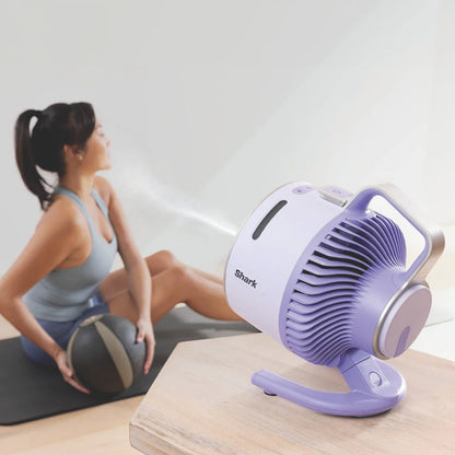 Shark Cord/Cordless Portable Misting Fan | Powerful Mist Indoor Outdoor Air Cooler