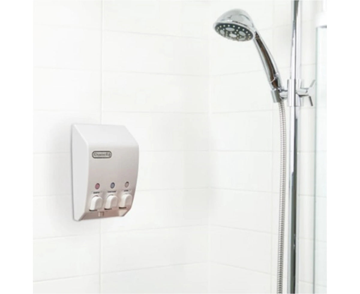 Shower Soap Dispenser 3 Pump Bathroom for Shampoo Lotion Conditioner