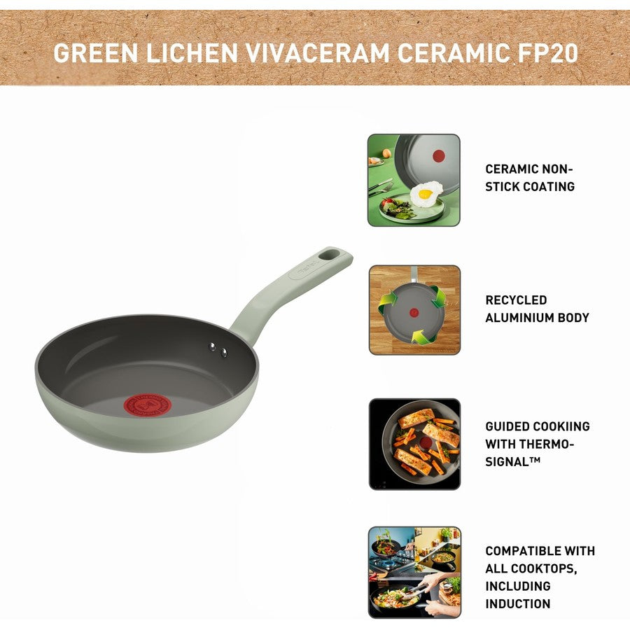 Tefal Ceramic 20cm Mini Frypan Induction Non-Stick Ceramic Frying Pan Fry Pan