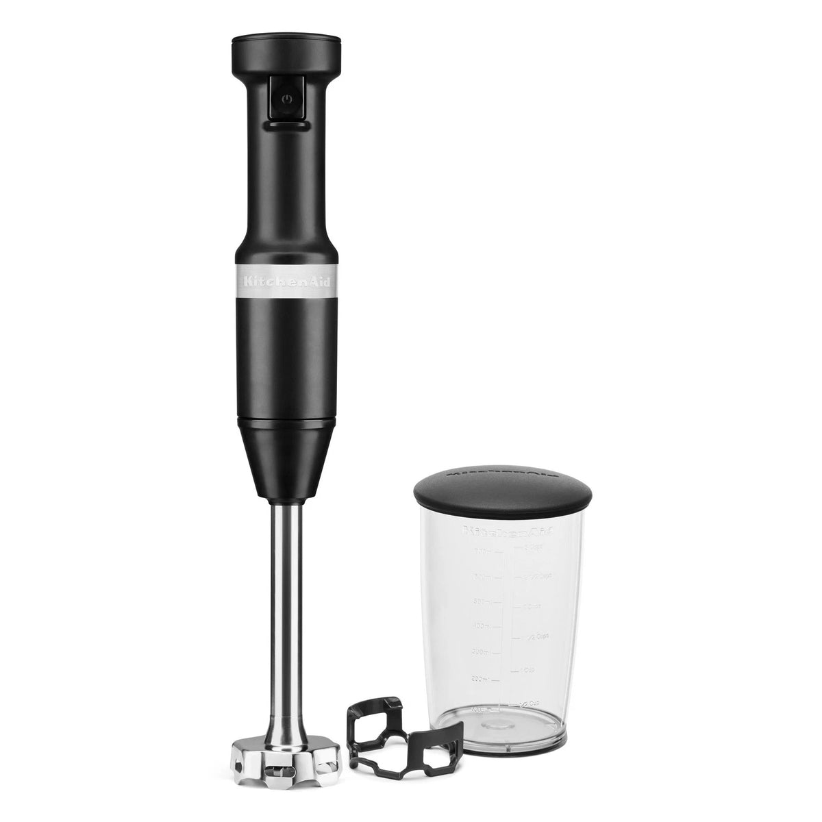 KitchenAid Stainless Steel Portable Stick Hand Blender, Soup Puree Smoothie Mixer Food Processor - BPA Free Jug - Home Kitchen Appliance